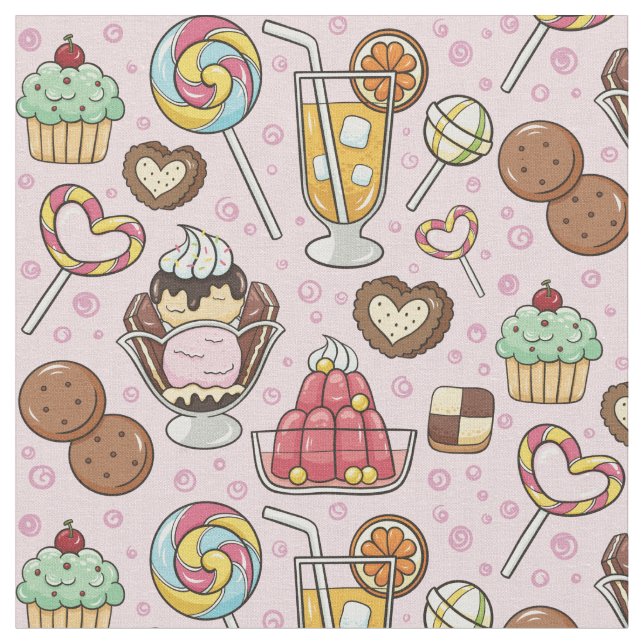 Sweet Treats Fabric (Close Up)