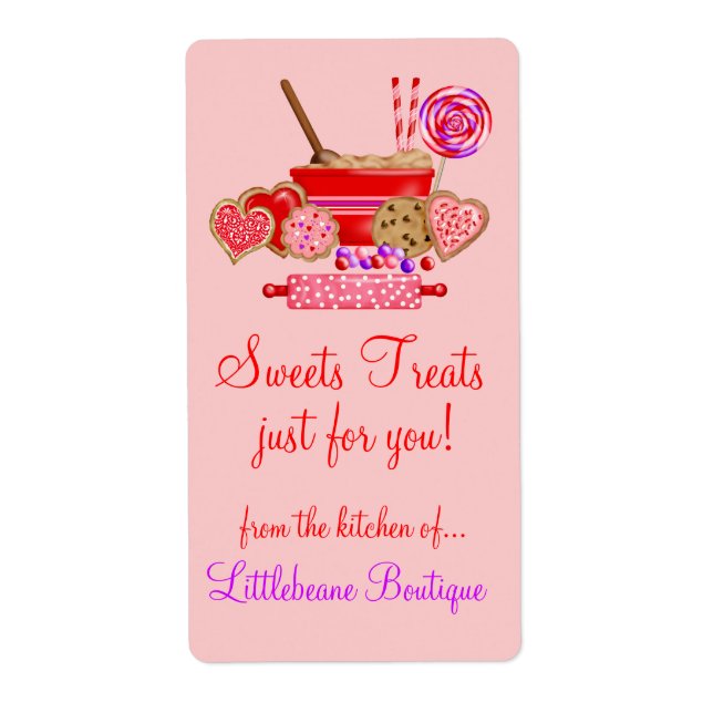 Sweet treats Large Labels (Front)