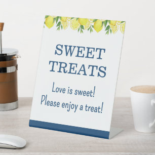 Sweet Treats Lemon Bridal Shower Sign
