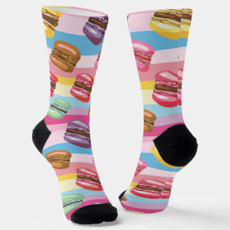 Sweet Treats - Macaron Delight Rainbow Style Socks