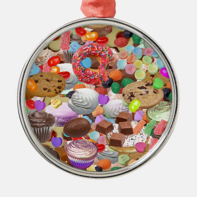 Sweet Treats Metal Tree Decoration (Front)