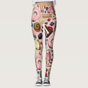 Sweet treats on pink leggings