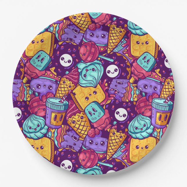 Sweet Treats Paper Plate (Front)