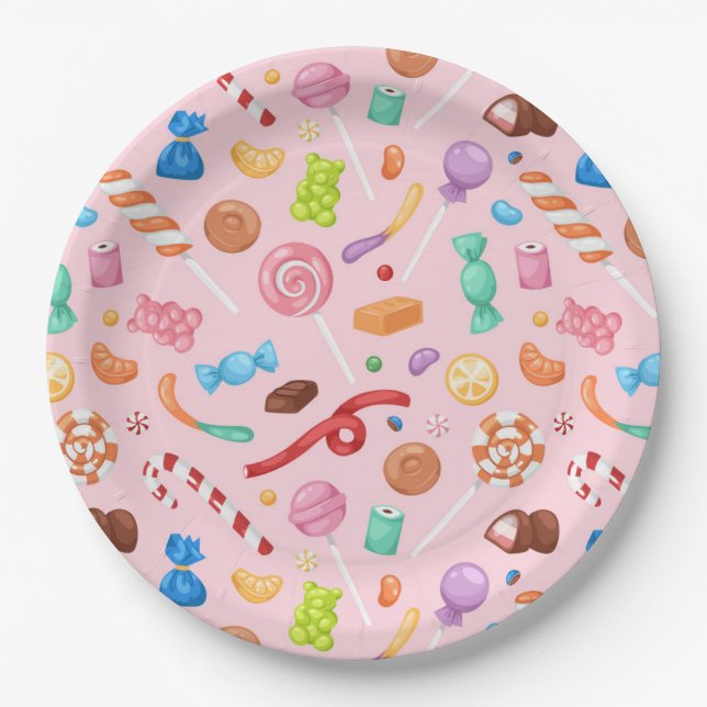Sweet Treats Paper Plate (Front)