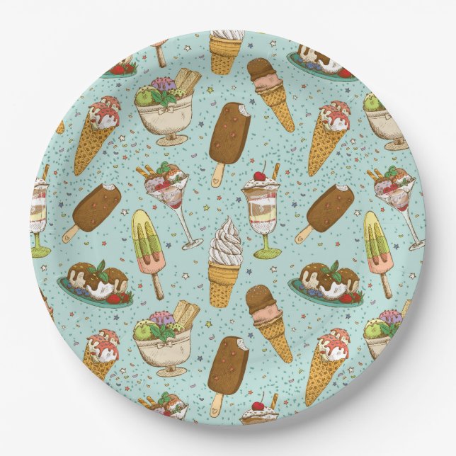 Sweet Treats Paper Plate (Front)