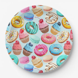 Sweet Treats Paper Plate