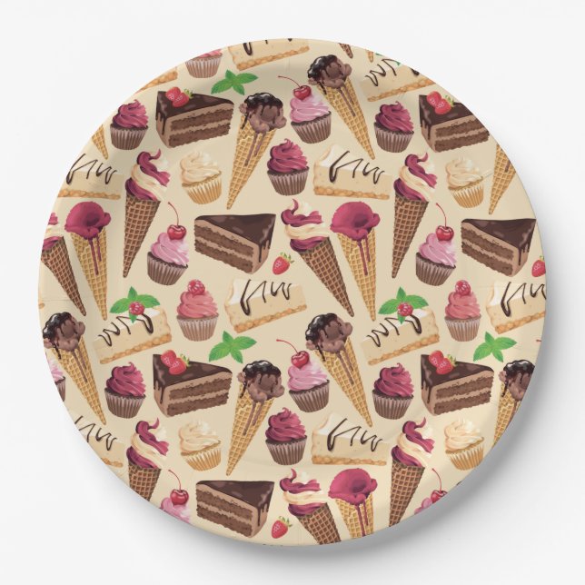 Sweet Treats Paper Plate (Front)