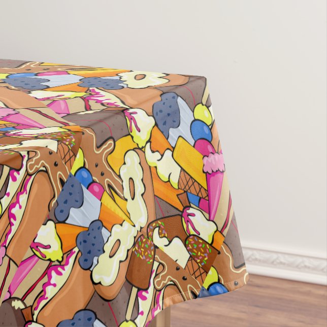 Sweet Treats Party Tablecloth (In Situ)