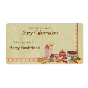 Sweet Treats Personalised Labels