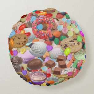Sweet Treats Round Cushion