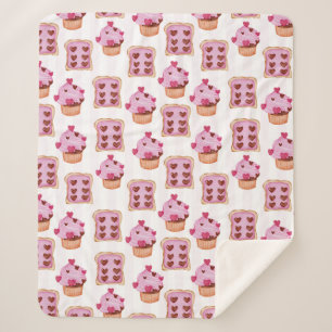Sweet Treats Sherpa Blanket