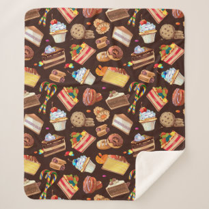 Sweet Treats Sherpa Blanket