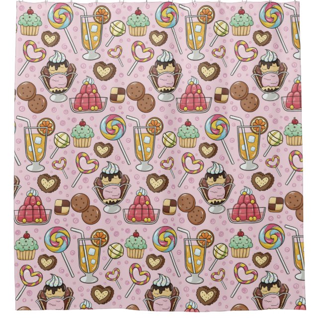 Sweet Treats Shower Curtain (Front)