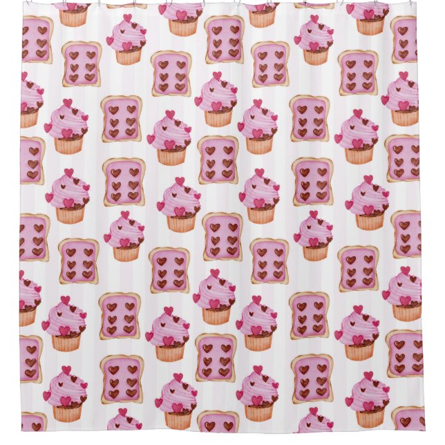 Sweet Treats Shower Curtain (Front)