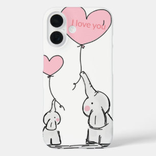 Sweet Trendy elephant iPhone 16 Case