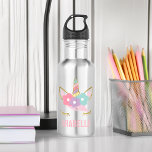 Sweet Unicorn 532 Ml Water Bottle<br><div class="desc">Sweet girly unicorn personalised design.</div>