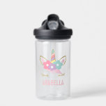 Sweet Unicorn Water Bottle<br><div class="desc">Sweet girly unicorn personalised design.</div>