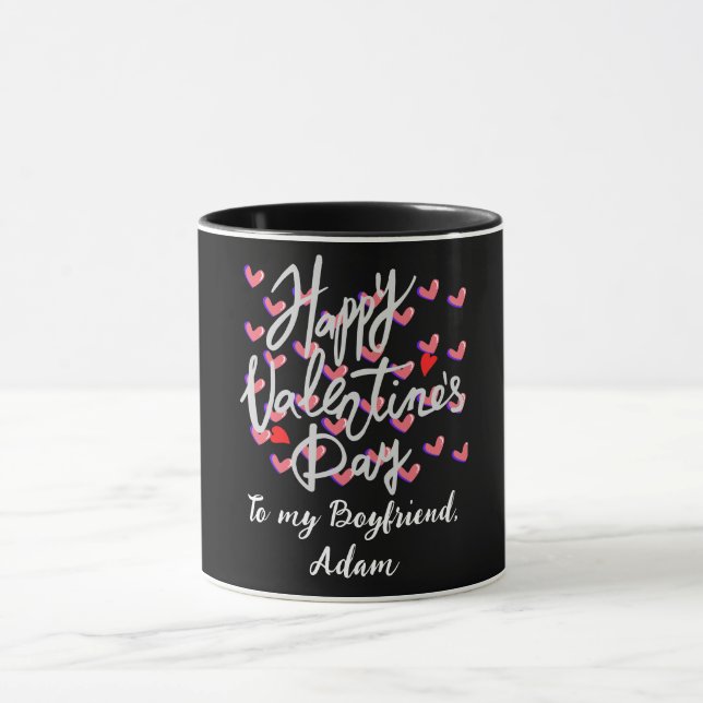 sweet valentine couple personalised customise mug (Center)