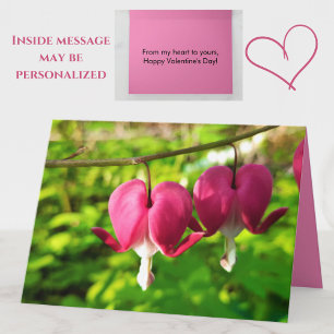 Sweet Valentine's Day card - bleeding hearts photo