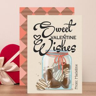 Sweet Valentine's Day Classroom Card