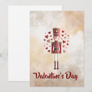 Sweet Valentines Day Nutcracker Romantic Card