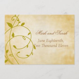 Sweet Vines Vintage Invitation