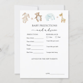 Sweet Vintage Baby Toys Predictions and Advice Invitation