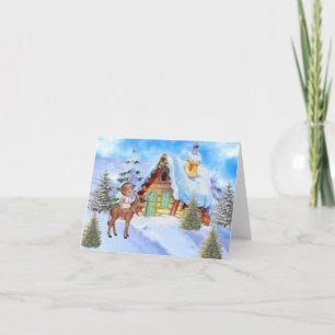 Sweet Vintage Xmas greeting card