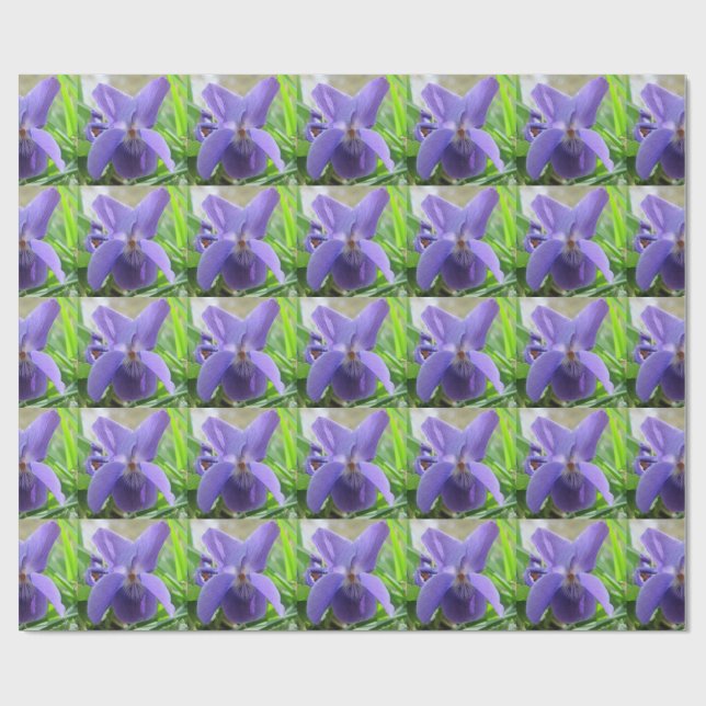 Sweet Violet Wrapping Paper (Flat)