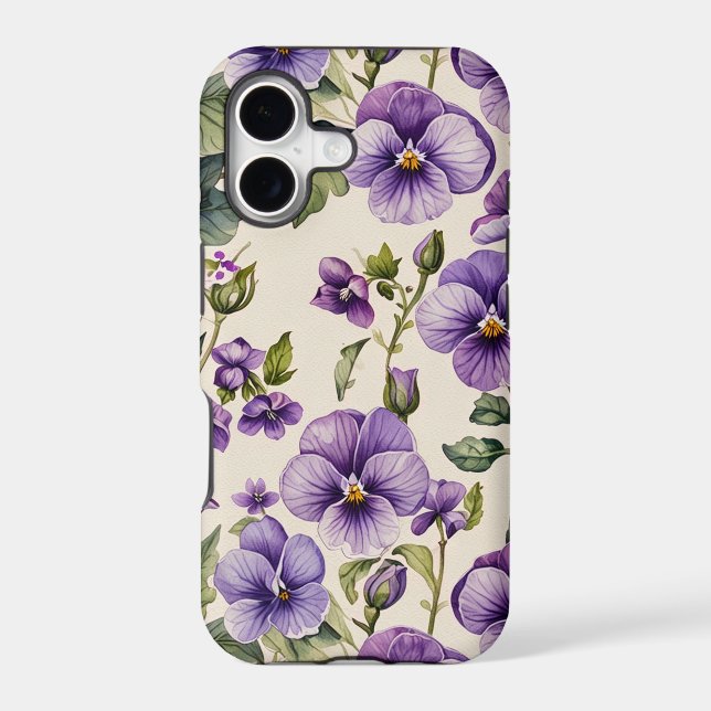 Sweet Violets Phone Case (Back)
