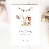 Sweet Watercolor Bunny Baby Toy Baby Shower