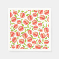Sweet Watercolor Peach Pattern