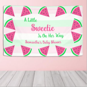 Sweet Watermelon Baby Shower Banner
