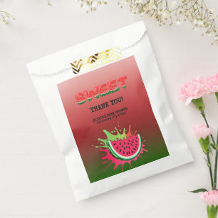 Sweet Watermelon Baby Shower Favour Bags