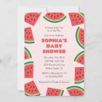 Sweet Watermelon Baby Shower