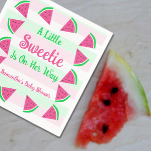 Sweet Watermelon Baby Shower Napkin