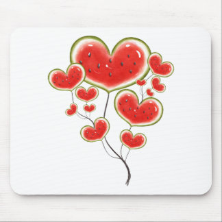 Sweet Watermelon Balloons Mouse Pad