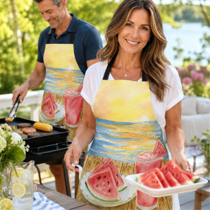 Sweet Watermelon Summertime Apron
