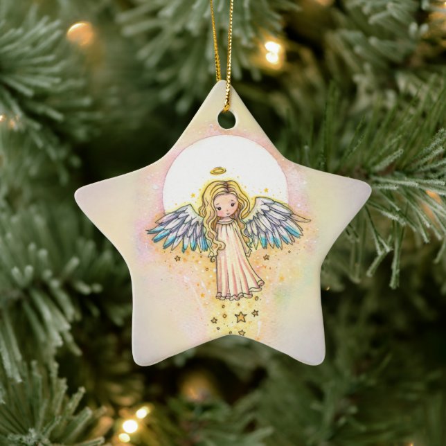 Sweet Whimsical Angel Christmas Ornament (Tree)