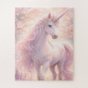 Sweet Whimsical pastel Unicorn Jigsaw Puzzle
