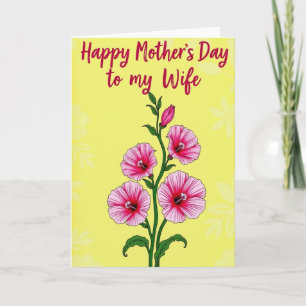 Sweet Wife Mothers Day Bloom Card