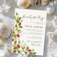 Sweet Wildflowers Strawberry Bachelorette Party