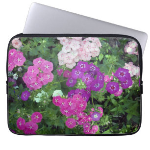 Sweet William’s Garden A Palette of Purple Pink Laptop Sleeve