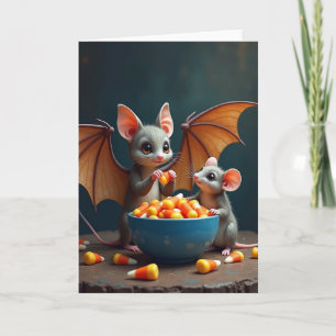 Sweet Winged Critters Halloween Treat Card