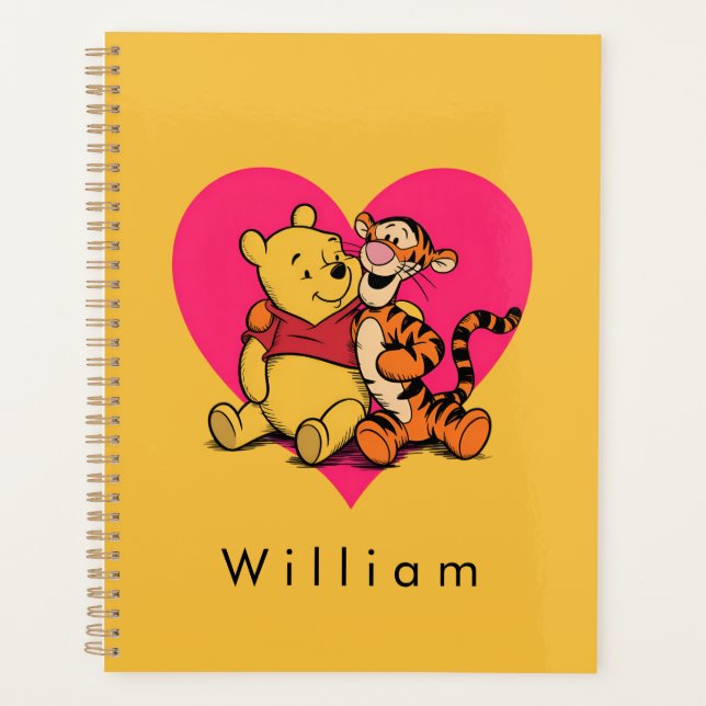 Sweet Winnie the Pooh & Tigger Planner (Front)