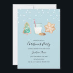 Sweet Winter Cookies Christmas Party Invitation<br><div class="desc">More Sweet Holiday Invitations in the Little Bayleigh Store!</div>