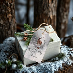 Sweet Winter Deer Christmas Gift Tags<br><div class="desc">Sweet Winter deer Christmas</div>