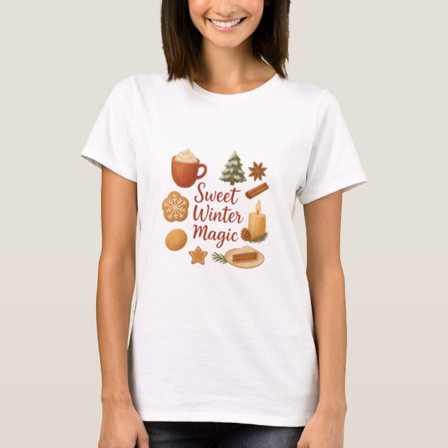 Sweet Winter Magic – Cozy Warm Christmas Winter De T-Shirt (Front)