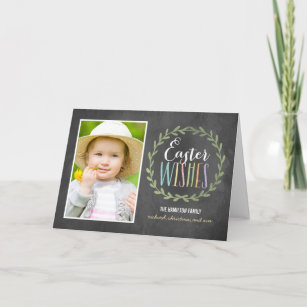 Sweet Wishes Easter Photo Card