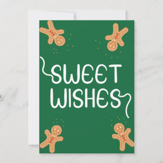 Sweet Wishes Flat christmas card